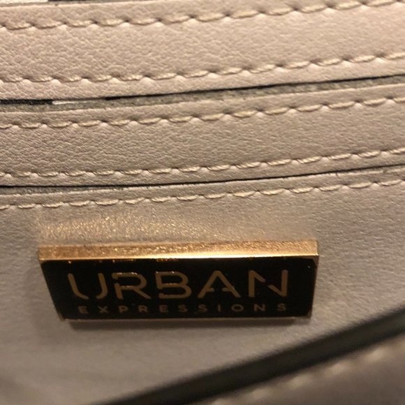 Like New Urban Expressions Gray Shoulder and Clutch Purse - Picture 6 of 7